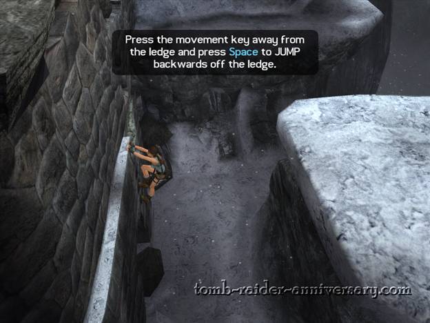 Tomb Raider Anniversary - Peru: Mountain Caves - Do a back jump