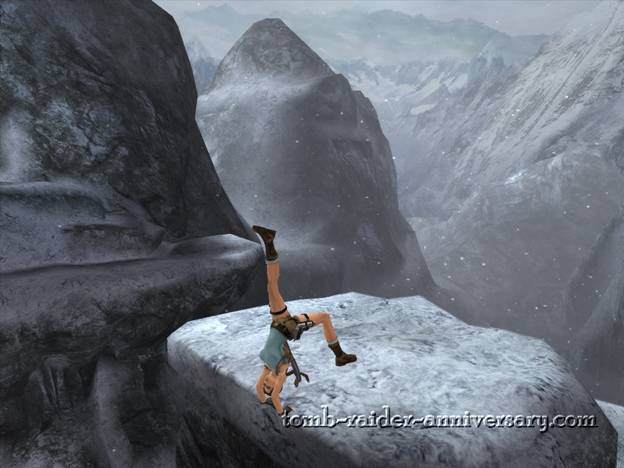 Tomb Raider Anniversary - Peru: Mountain Caves - Lara's special liftup