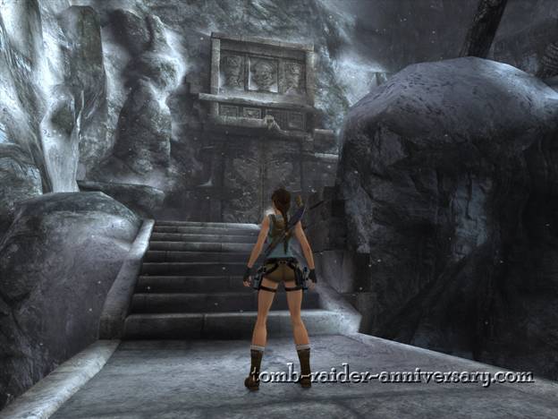 Tomb Raider Anniversary - Peru: Mountain Caves - Finally got to the big door