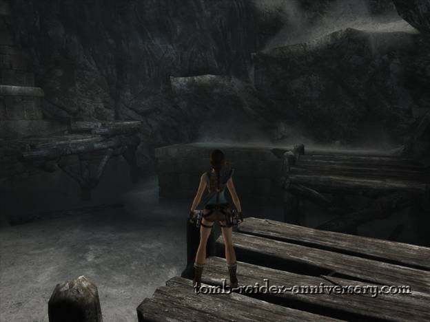 Tomb Raider Anniversary - Peru: Mountain Caves - Go past the broken bridge