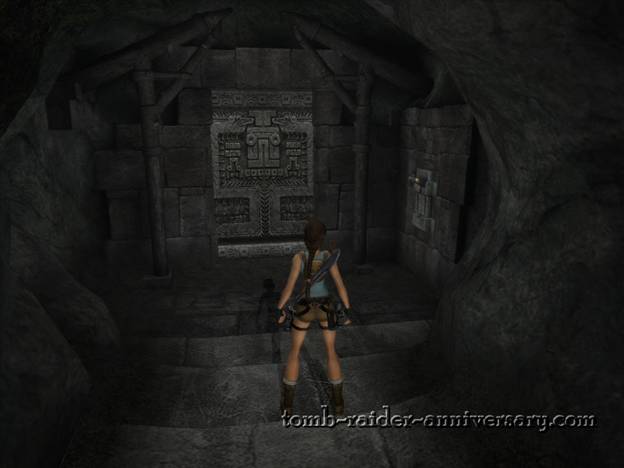 Tomb Raider Anniversary - Peru: Mountain Caves - Use the switch to open the door