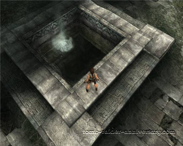Tomb Raider Anniversary - Peru: City of Vilcabamba - The fountain in the middle of the village