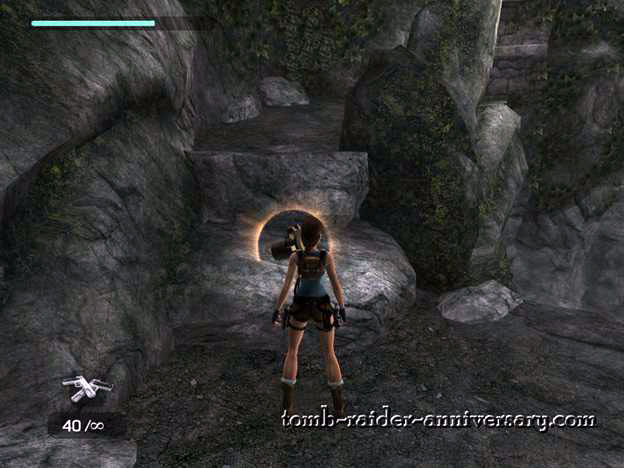 Tomb Raider Anniversary - Peru: The Lost Valley - The first cog