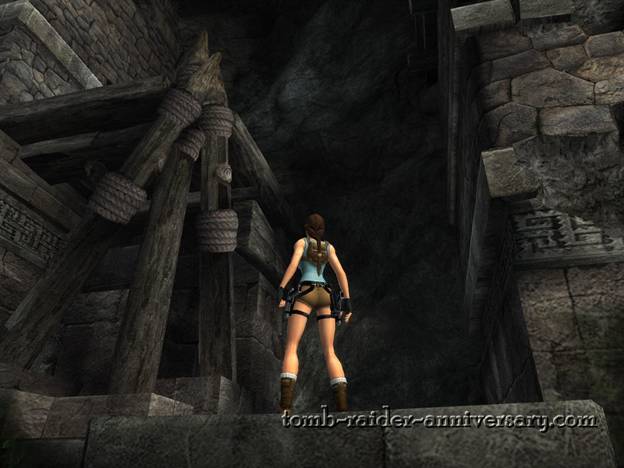 Tomb Raider Anniversary - Peru: The Lost Valley - Climb the wooden platform