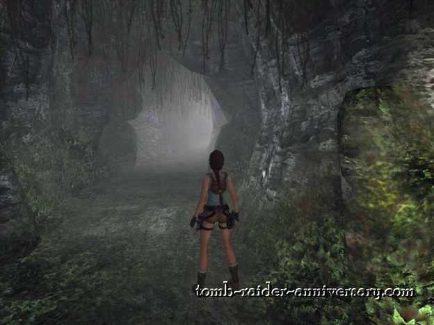 Tomb Raider Anniversary - Peru: The Lost Valley - Spooky looking tunnel
