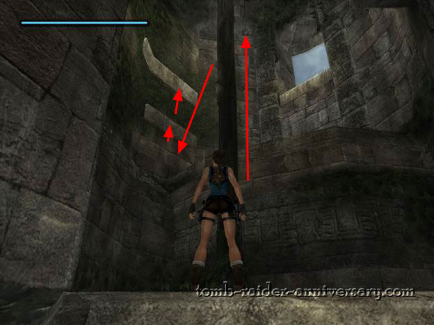 Tomb Raider Anniversary - Peru: The Lost Valley - How to get out of the tower