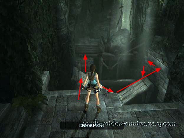 Tomb Raider Anniversary - Peru: The Lost Valley - How to get back to the valley