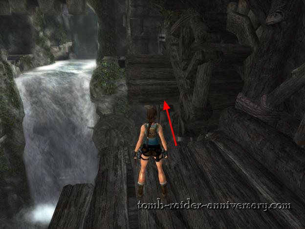 Tomb Raider Anniversary - Peru: The Lost Valley - Jump over the rolling platform