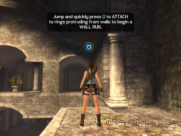 Tomb Raider Anniversary St Francis Folly Walkthrough try to jump when you get to the closest point to your destination