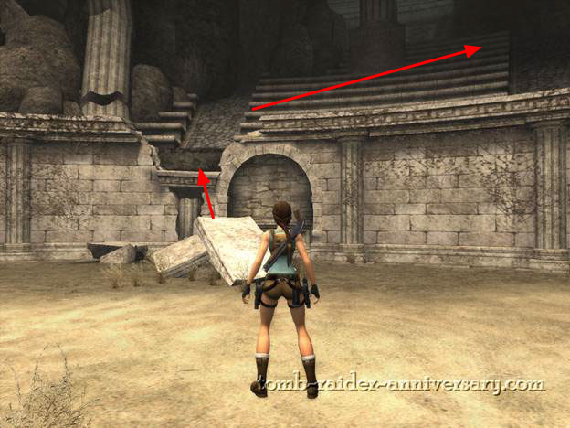 Tomb Raider Anniversary - Coliseum Walkthrough screenshot