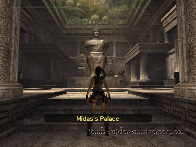 Tomb Raider Anniversary Midas's Palace walkthrough