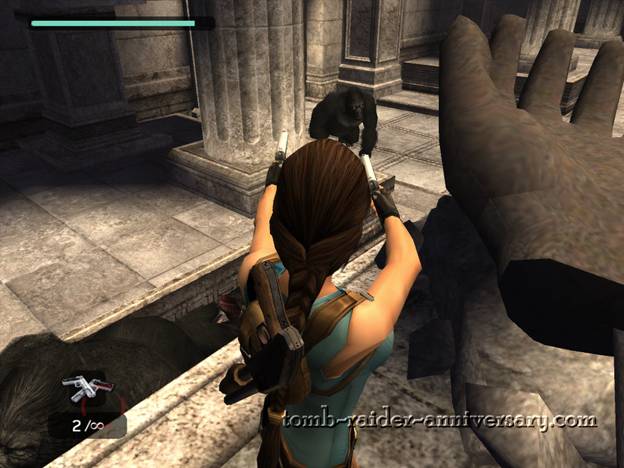 Tomb Raider Anniversary Midas's Palace walkthrough