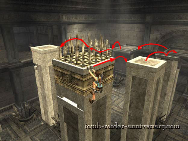 Tomb Raider Anniversary Midas's Palace walkthrough