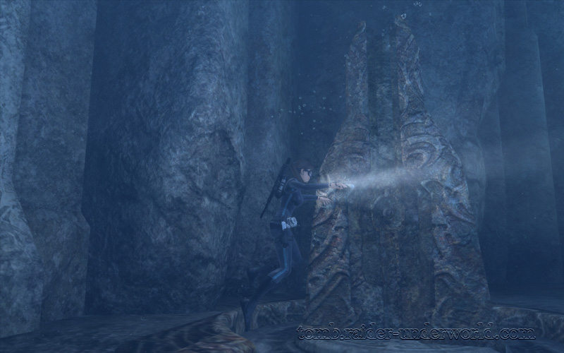 Tomb Raider Underworld walkthrough Arctic Sea - Helheim screenshot