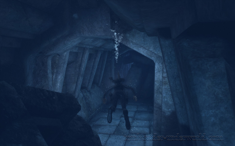 Tomb Raider Underworld walkthrough Arctic Sea - Helheim screenshot