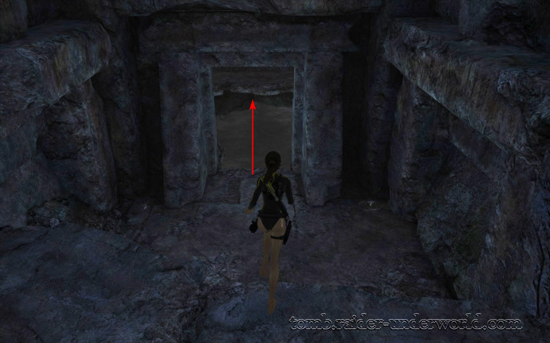Tomb Raider Underworld walkthrough Mediterannean Sea - The Path to Avalon Lara tunnel screenshot