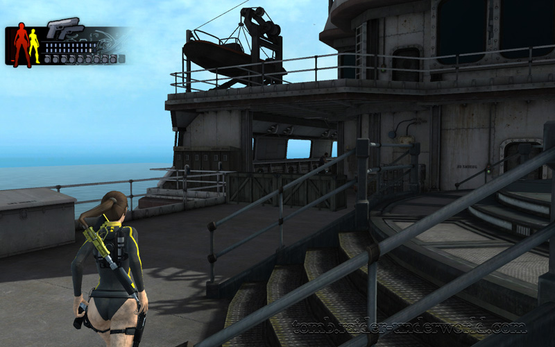 Tomb Raider Underworld walkthrough Mediteranean Sea - God of Thunder antena screenshot