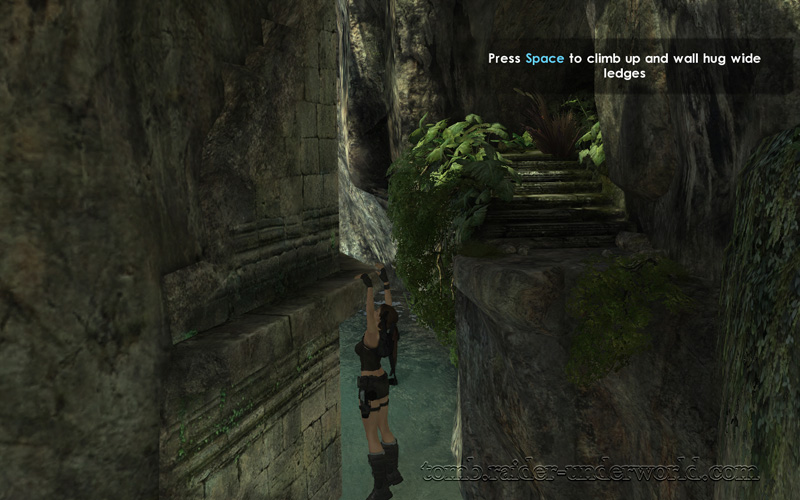 Tomb Raider Underworld walkthrough Coastal Thailand - Remnants Lara stand up screenshot