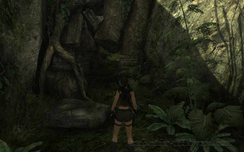 Tomb Raider Underworld walkthrough Coastal Thailand - Remnants crawl rocks screenshot