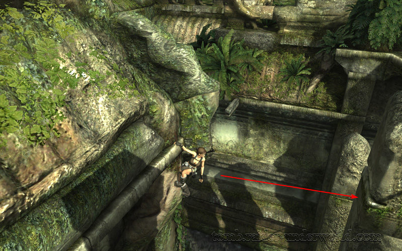 Tomb Raider Underworld walkthrough Coastal Thailand - Remnants jump pillar screenshot