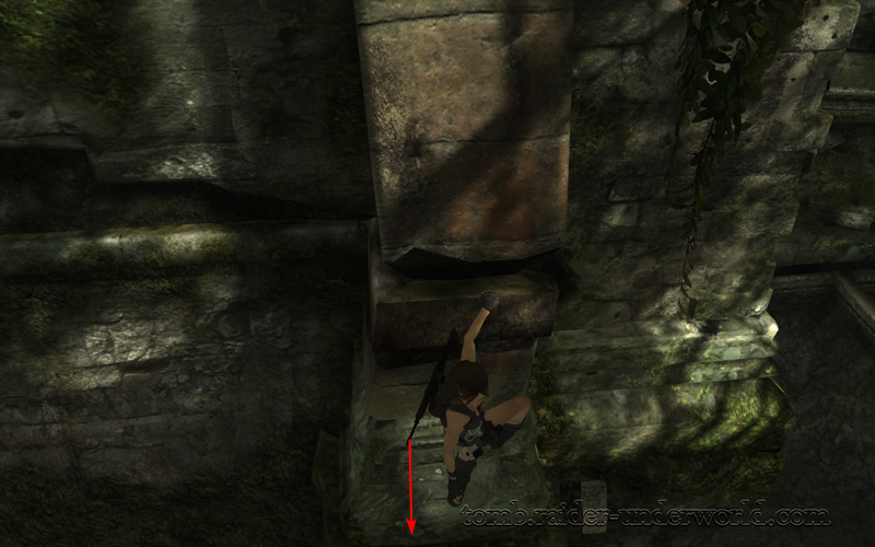 Tomb Raider Underworld walkthrough Coastal Thailand - Remnants ledge jump screenshot