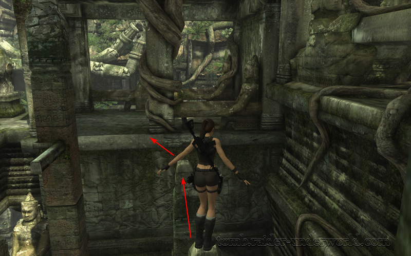 Tomb Raider Underworld walkthrough Coastal Thailand - Bhogavati pillar jump screenshot