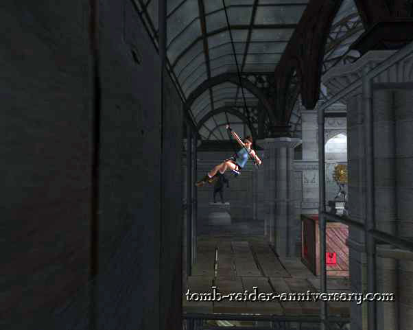 Tomb Raider Anniversary Croft Manor Visual Walkthrough screenshot Lara Croft