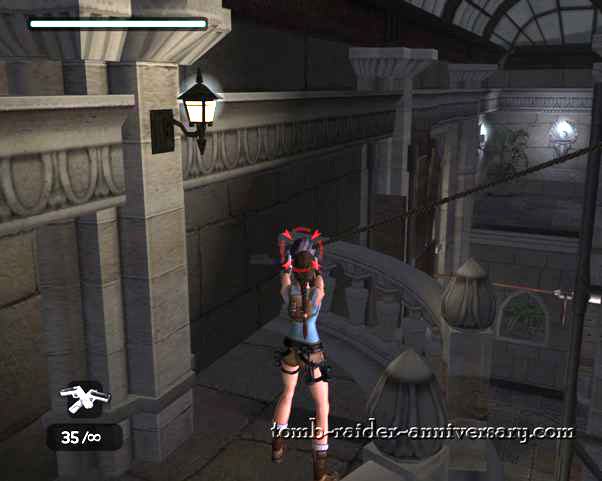 Tomb Raider Anniversary Croft Manor Visual Walkthrough screenshot Lara Croft