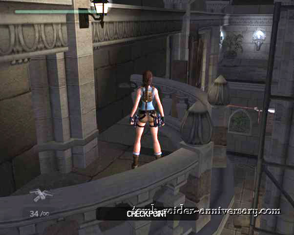 Tomb Raider Anniversary Croft Manor Visual Walkthrough screenshot Lara Croft