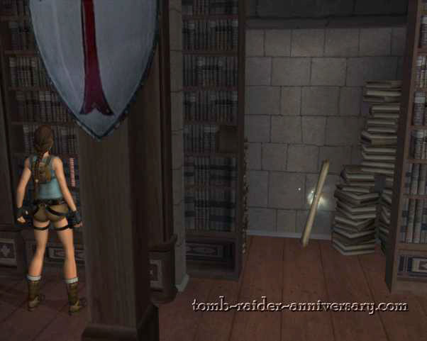 Tomb Raider Anniversary - Croft Mansion - take the map you find