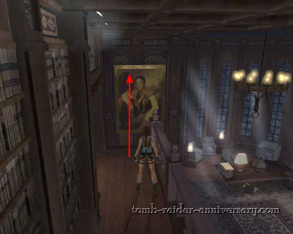 Tomb Raider Anniversary - Croft Mansion - jump on that picture