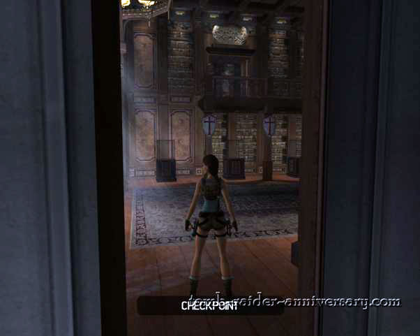 Tomb Raider Anniversary - Croft Mansion - You found another room