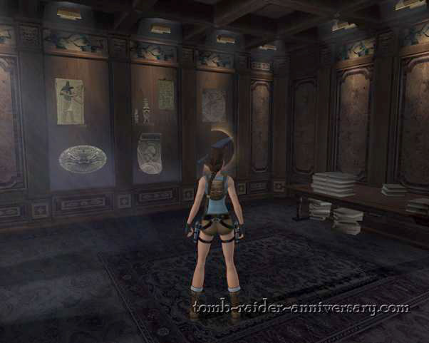 Tomb Raider Anniversary - Croft Mansion - Take the big arrow