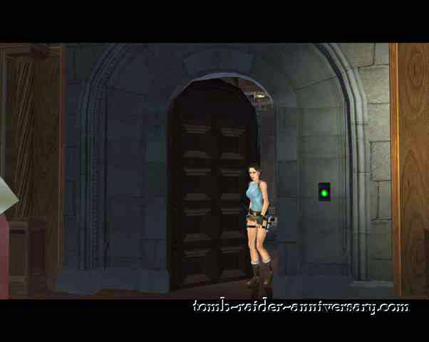 Tomb Raider Anniversary - Croft Mansion - exit through the door