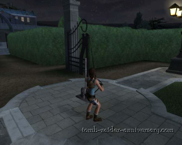 Tomb Raider Anniversary - Croft Mansion - you can exit through there